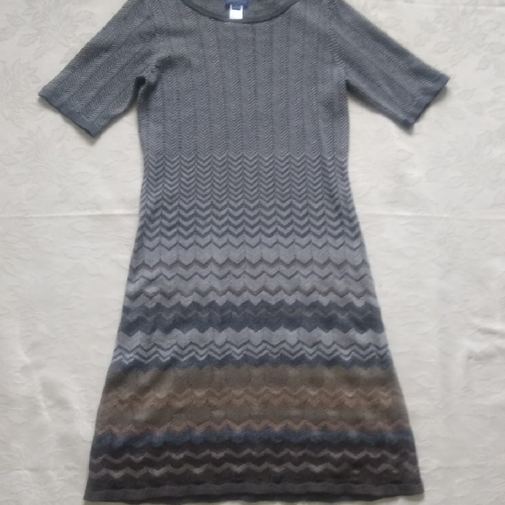 Pendleton Extra Fine Wool Sweater Knit Dress - image 1